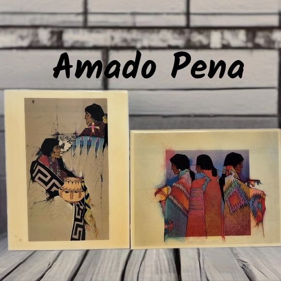 Designs of the Southwest Other - Amado Pena Designs Of The Southwest Art Tiles Hang On Wall Sit On Table Or Desk